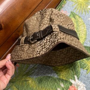 Cute coach bucket summer hat!  Size small ladies